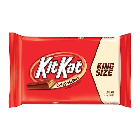 Hersheys Kit Kat King Size Crisp Wafers in Milk Chocolate Candy Bar 3 oz 3400022600
